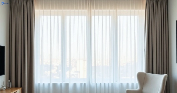 Freshly steam cleaned curtains in godwin-beach QLD